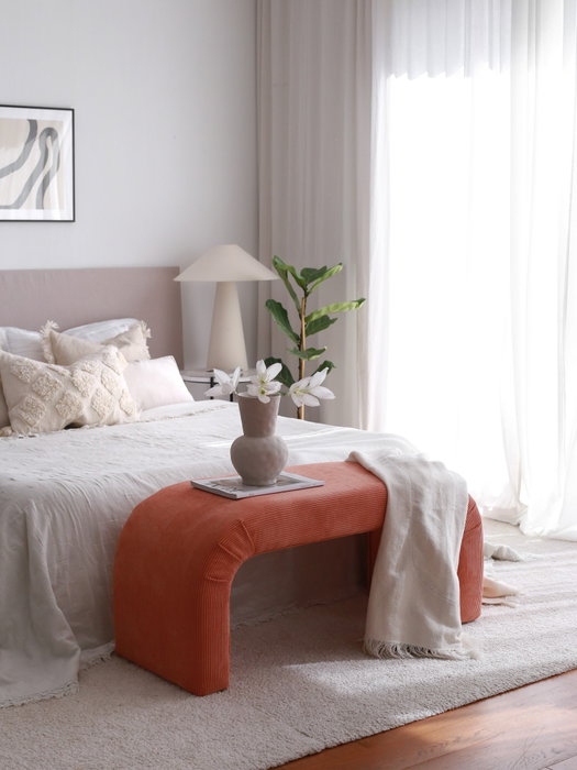 Atelier Del Sofa Nu Bench - Coral Atelier Del Sofa Nu Bench - Coral